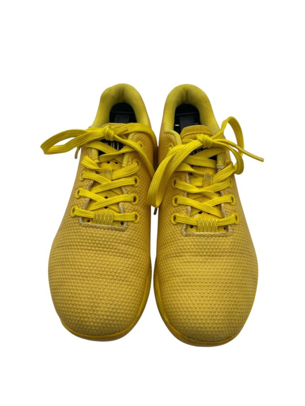 Nobull Lemon Drop Training Shoes Lace up Low Workout Athletic Yellow M/5 W/6.5 - Picture 3 of 6